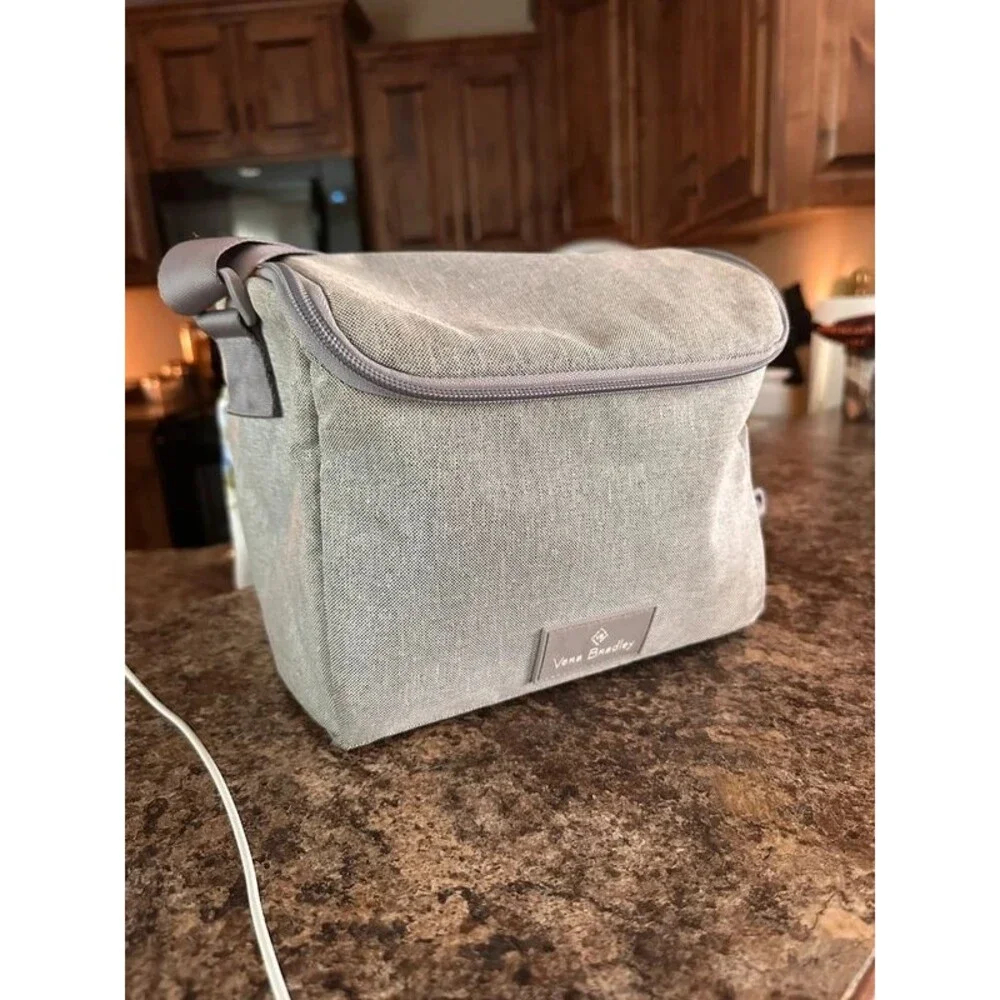 Gray Vera Bradley Lunchbox